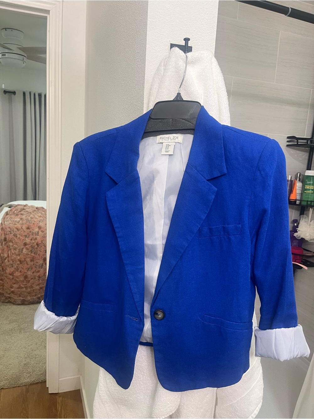 Rachel Zoe Tailored royal blue blazer - Picture 2 of 3